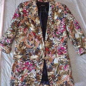 zara colourful blazer